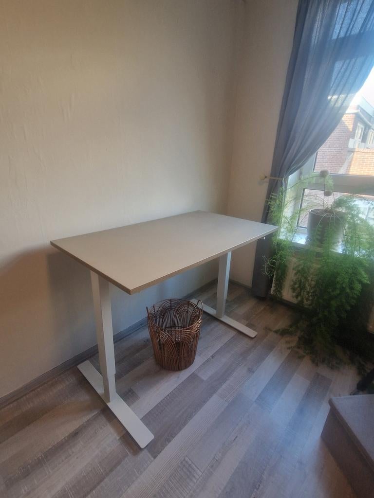 IKEA Skarsta/Trotten Zit/sta tafel 120x70 cm, Ophalen, Gebruikt, 120 cm, In hoogte verstelbaar