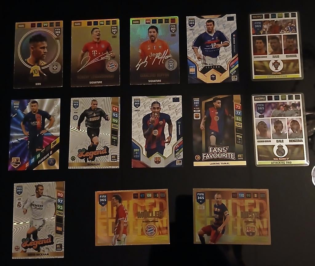 13 panini kaarten incl. Lamine Yamal & Ronaldo Legend, Ophalen of Verzenden, Nieuw, Meerdere kaarten