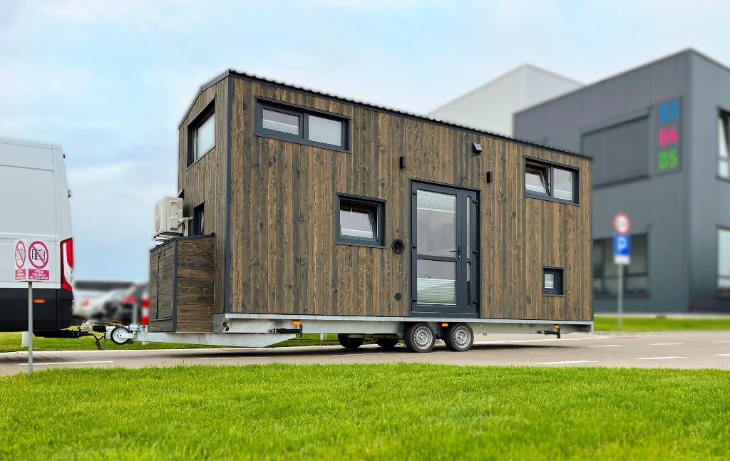 Tiny House, stacaravan 7,2 m Prijs vanaf 30 900 euro net, Caravans en Kamperen, Stacaravans, Tot en met 6