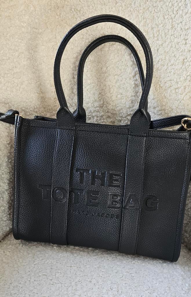 Leuke tas zwart met afneembare riem 35x25x12, Ophalen, Zo goed als nieuw, Zwart, Handtas