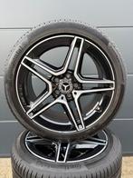 Mercedes C klasse W205 18 inch AMG Night velgen breedset, 19 inch, 255 mm, Banden en Velgen, Winterbanden