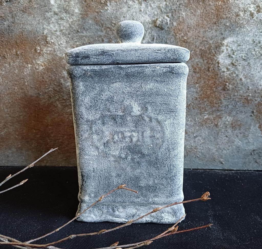 Voorraadpot landelijke stijl, Huis en Inrichting, Woonaccessoires | Overige, Ophalen of Verzenden, Zo goed als nieuw