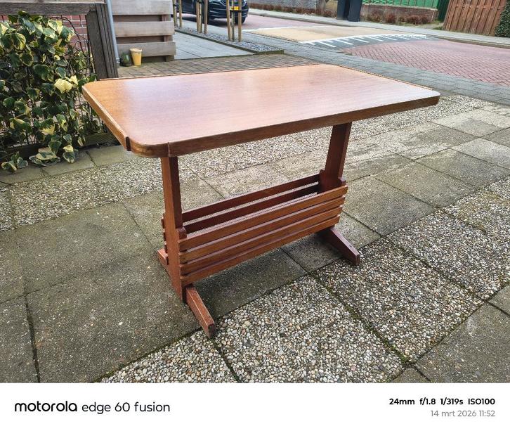 Tafel boottafel mahonie, Watersport en Boten, Accessoires en Onderhoud, Gebruikt, Interieur en Kussens, Ophalen