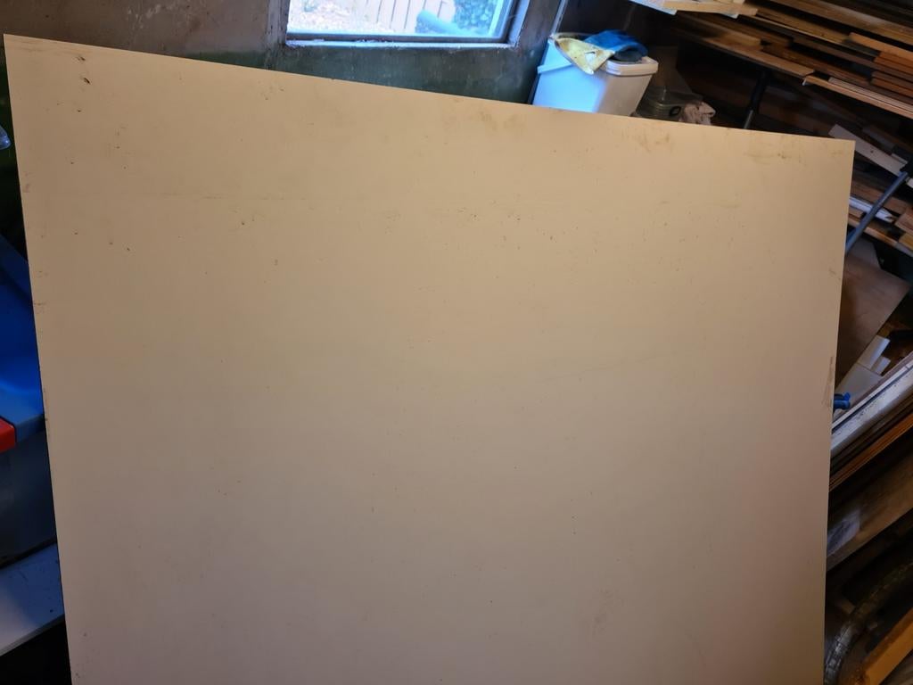 Trespa plaat ral 9001 en stroken trespa, Ophalen