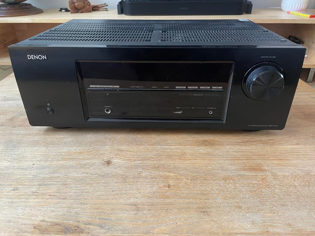Denon AVR-1513 versterker, Ophalen, Denon, Zo goed als nieuw, 60 tot 120 watt