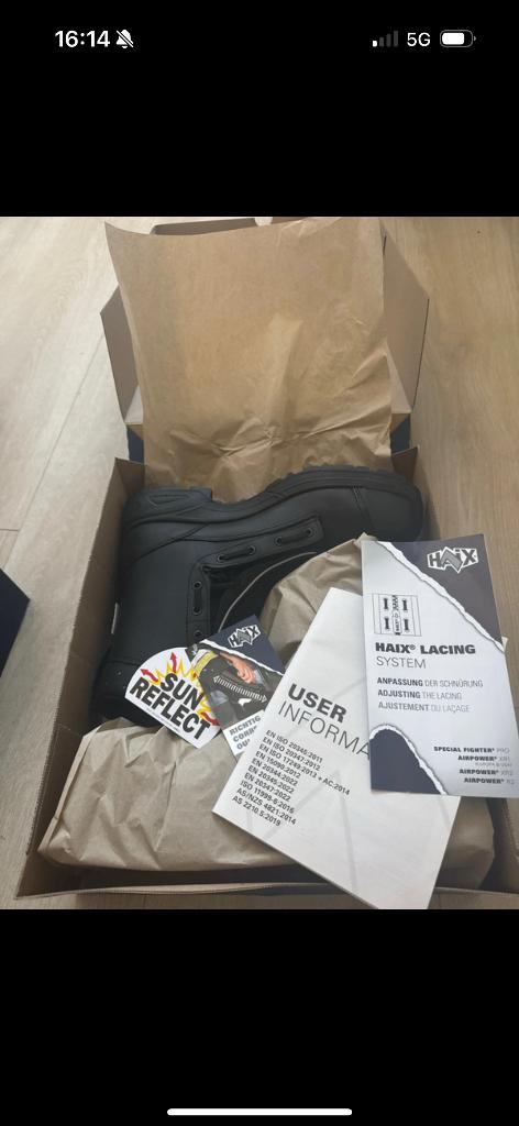 Haix werkschoenen, Ophalen, Nieuw, Werkschoenen, Zwart
