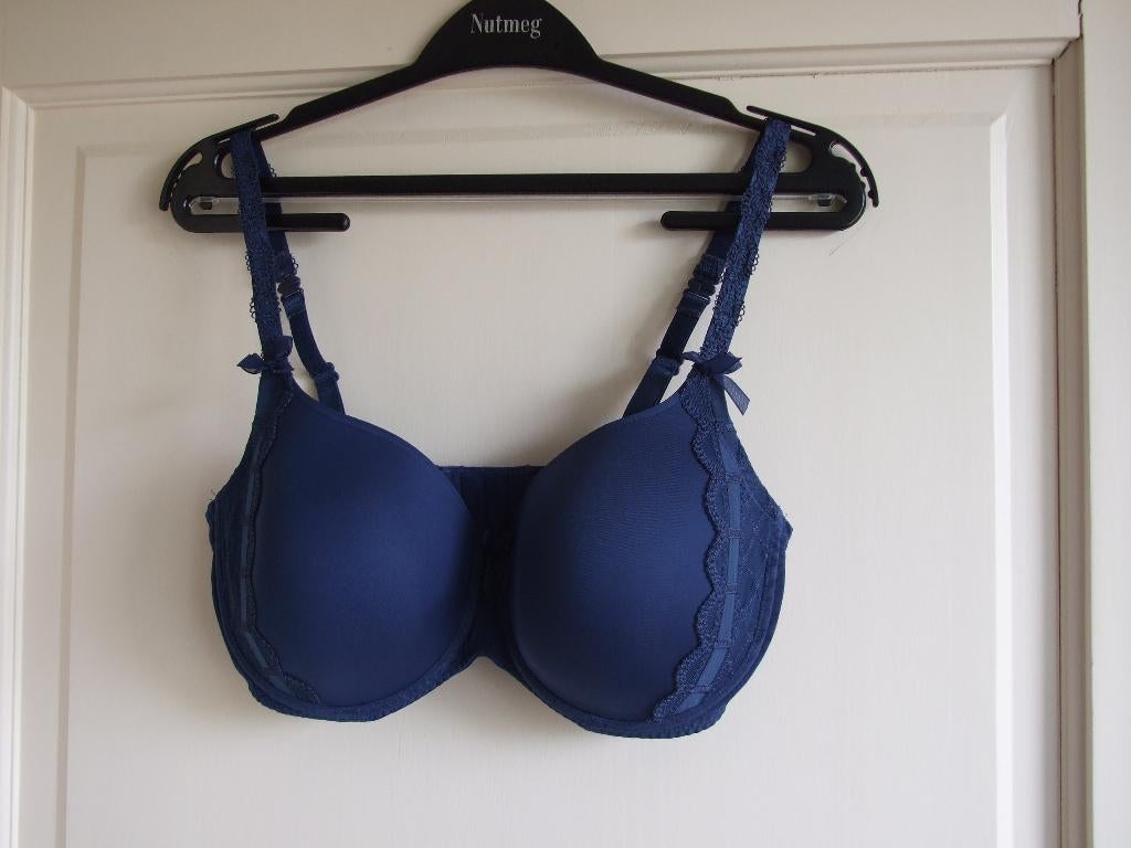 Prima Donna Twist blauwe bh met kaartjes 75 D, Prima Donna, Ophalen of Verzenden, Blauw, BH