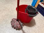 Vileda emmer met mop, Ophalen, Zo goed als nieuw, Kunststof