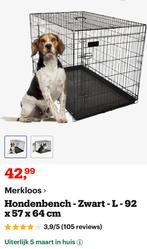 Hondenbench, Ophalen, Zo goed als nieuw, 75 tot 110 cm, Minder dan 65 cm