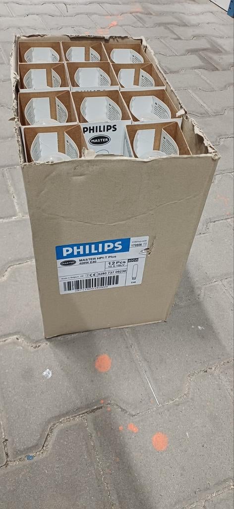 11x Philips Master HPI-T Plus 400W Metaalhalogeenlamp, Ophalen of Verzenden, Nieuw, 60 watt of meer, Overige typen