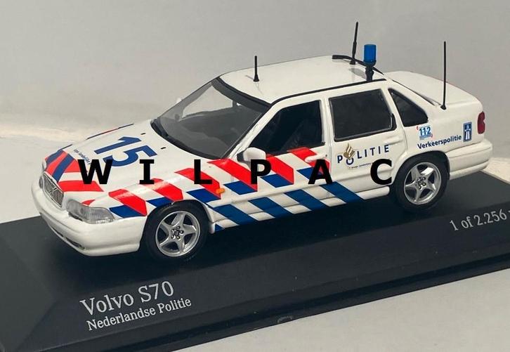 Volvo S70. KLPD. Minichamps 430171890 #15 onbeschadigd, Hobby en Vrije tijd, Modelauto's | 1:43, Nieuw, Auto, MiniChamps, Ophalen of Verzenden