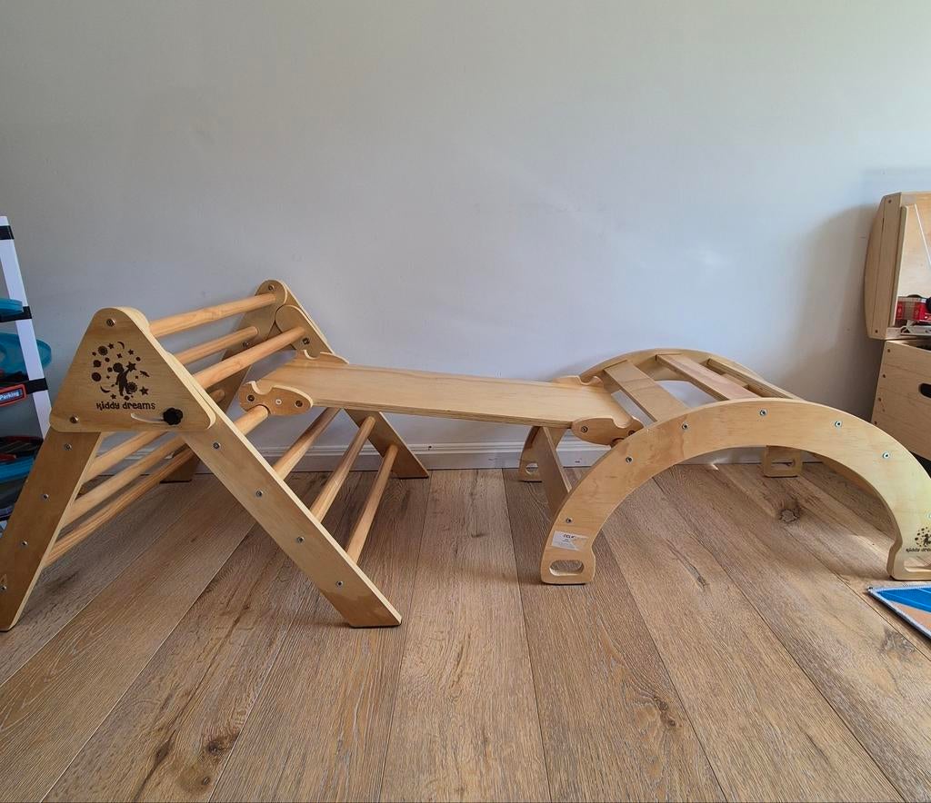 Kiddy Dreams Klimrek met Glijbaan en Klimboog, Kinderen en Baby's, Ophalen of Verzenden, Zo goed als nieuw, Klimwand
