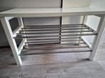 Schoenenbank wit IKEA TJUSIG, Ophalen, Gebruikt