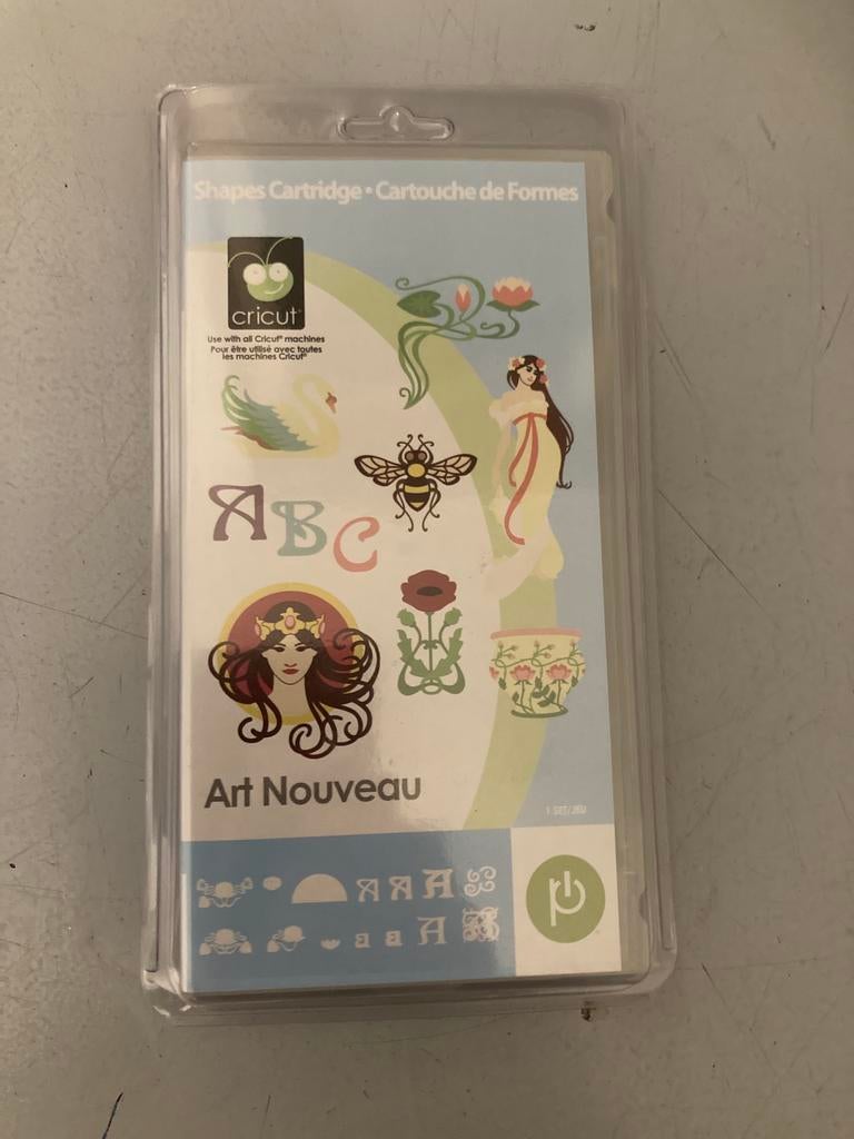 Cricut cartridge Art Nouveau, Hobby en Vrije tijd, Scrapbooking, Ophalen of Verzenden, Nieuw, Cartridge, Cricut