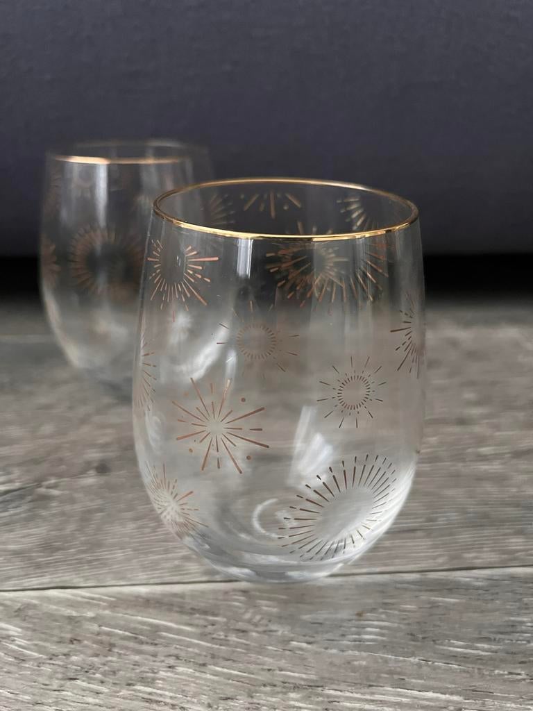Rivièra Maison - set van 6 glazen - nieuw, Ophalen, Glas of Glazen, Nieuw, Glas