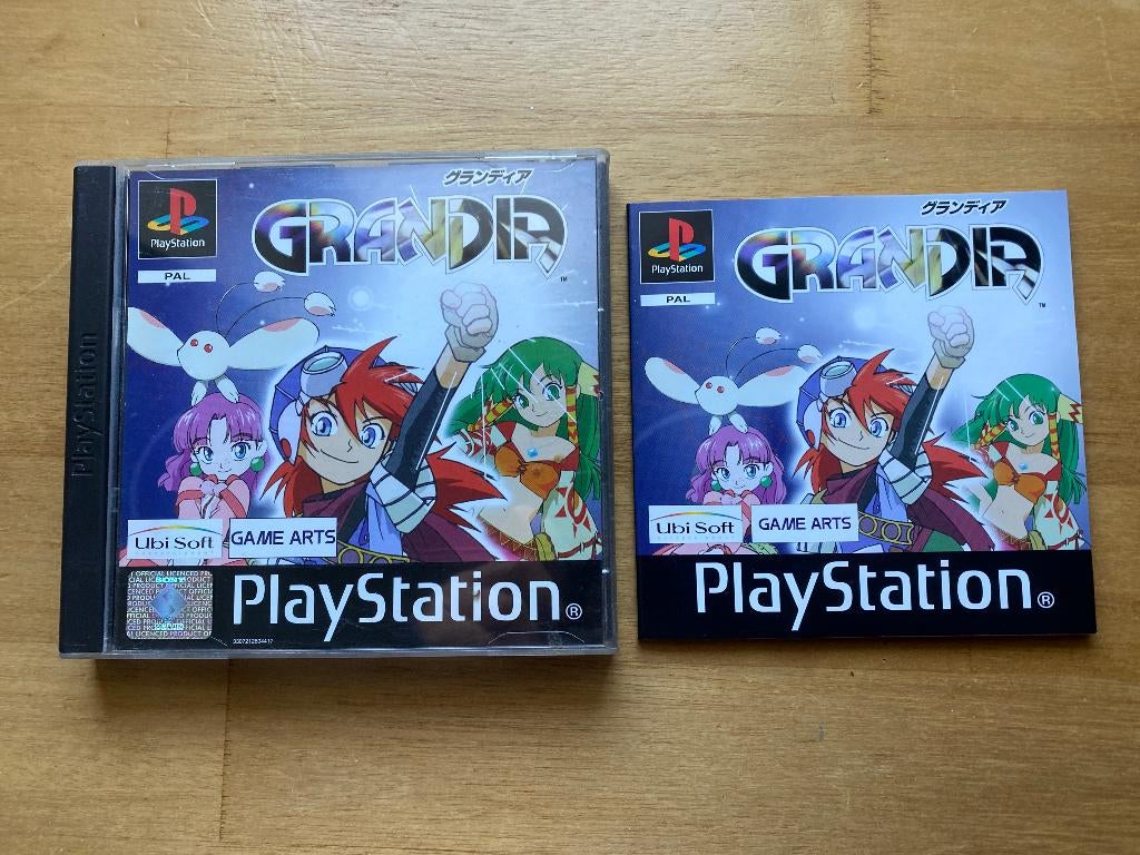 Grandia ps1, Spelcomputers en Games, Games | Sony PlayStation 1, 1 speler, Racen en Vliegen, Ophalen of Verzenden, Zo goed als nieuw