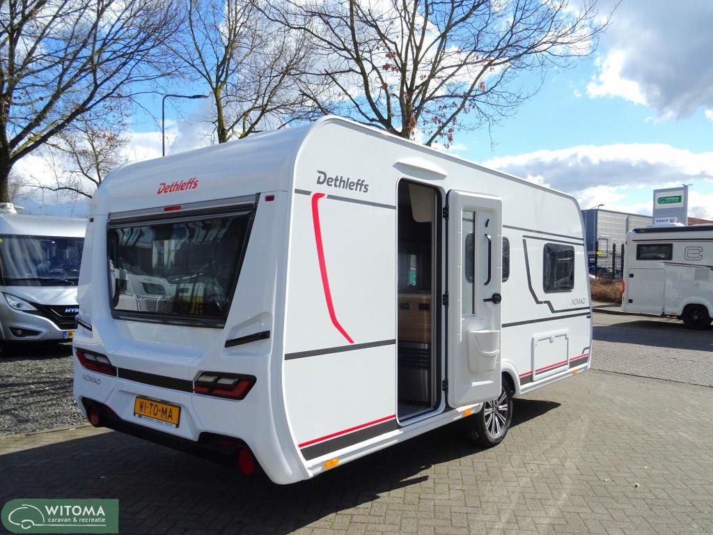 Dethleffs Nomad 460 EL Uniek aanbod Witoma 50 jr, Caravans en Kamperen, Caravans, Standaardzit, Schokbreker, Bedrijf, Overige typen