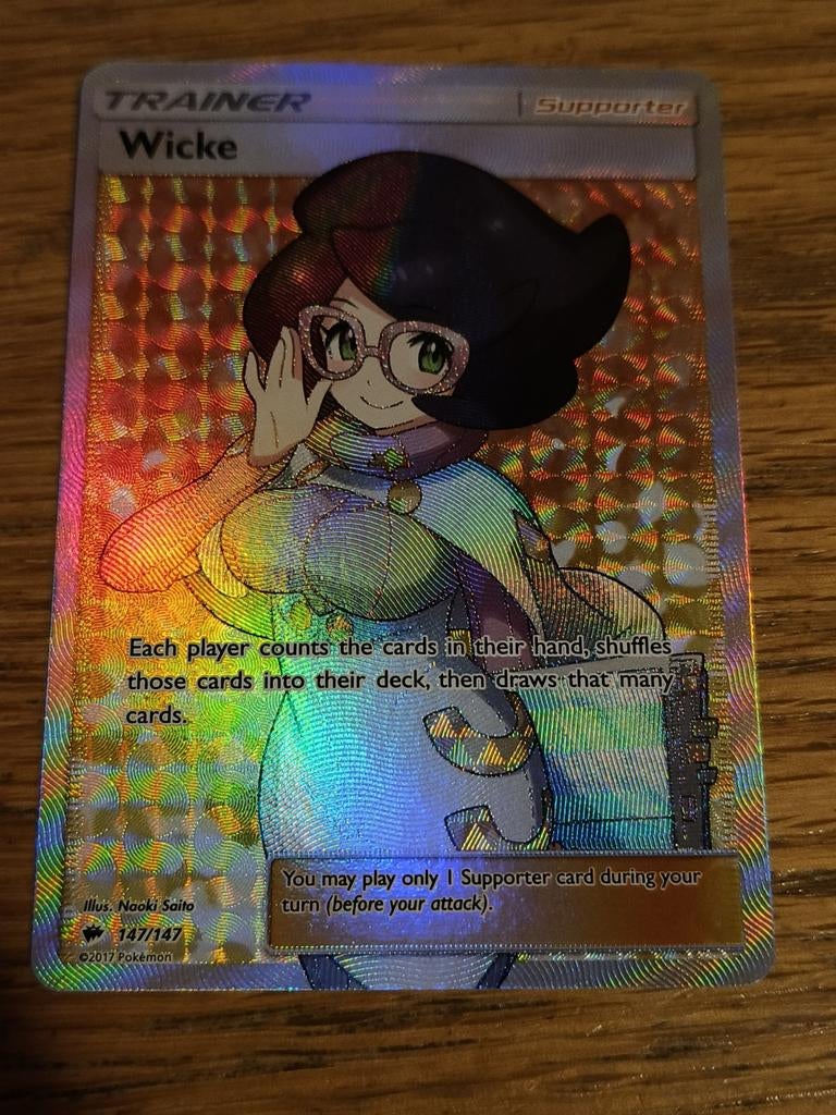 Wicke 147/147 burning shadows, Ophalen of Verzenden, Zo goed als nieuw, Losse kaart, Foil