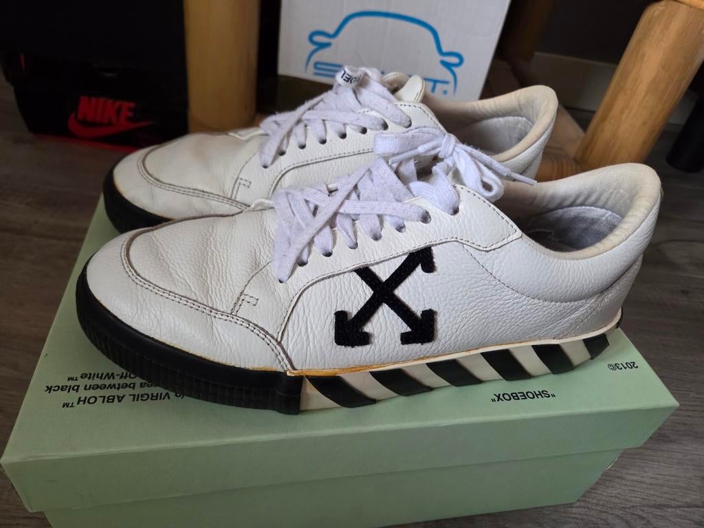 Off-White Witte Sneakers - Maat 43, Kleding | Heren, Schoenen, Wit, Ophalen of Verzenden, Off white, Gedragen