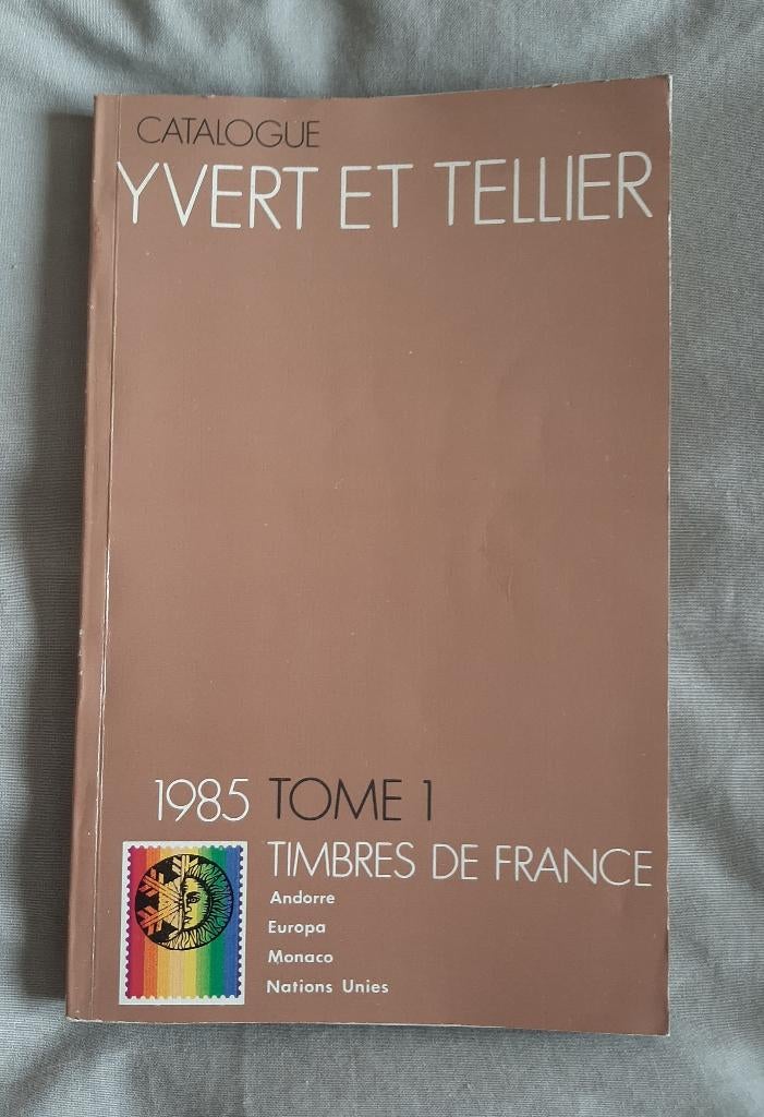 Postzegelcatalogus Yvert Et Tellier Tome1 1985 Timbre France, Ophalen, Catalogus