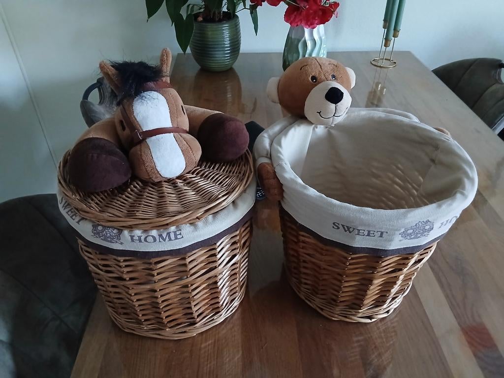 Leuke wasmanden/opbergmanden voor kinderkamer, Ophalen, Gebruikt, Mand, Rond
