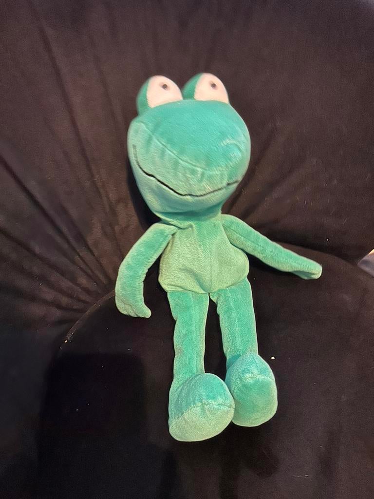 Kikker knuffel 40 cm, Ophalen of Verzenden, Zo goed als nieuw, Kikker
