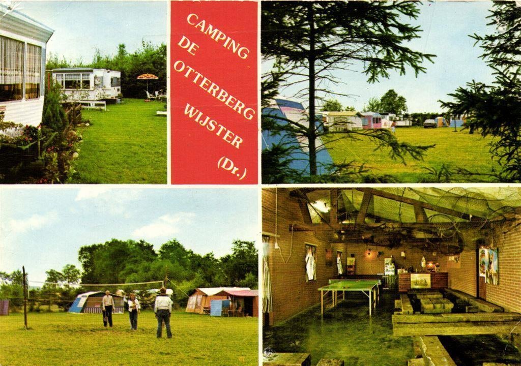 Camping De Otterberg Wijster [Dr.] - 4 afb - gelopen, Ophalen of Verzenden, Voor 1920, Gelopen, Drenthe