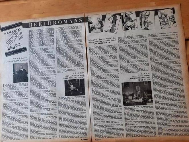 BEELDROMANS - ARTIKEL - UIT TIJDSCHRIFT 1949, Ophalen of Verzenden, 1940 tot 1960, Knipsel(s)