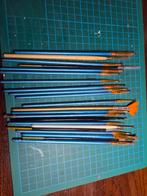 Set van diverse penselen voor schilderen, Ophalen of Verzenden, Gebruikt, Penseel of Kwast