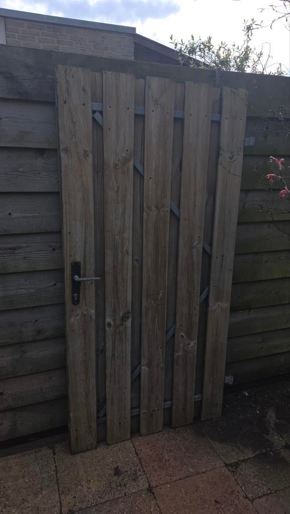 Tuindeur 90 cm breed, Ophalen