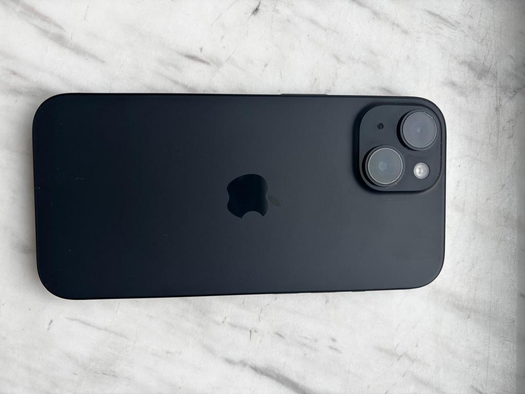 iPhone 15 Zwart 128GB incl. doos - zo goed als nieuw!, Ophalen, IPhone 15, 86 %, Zwart