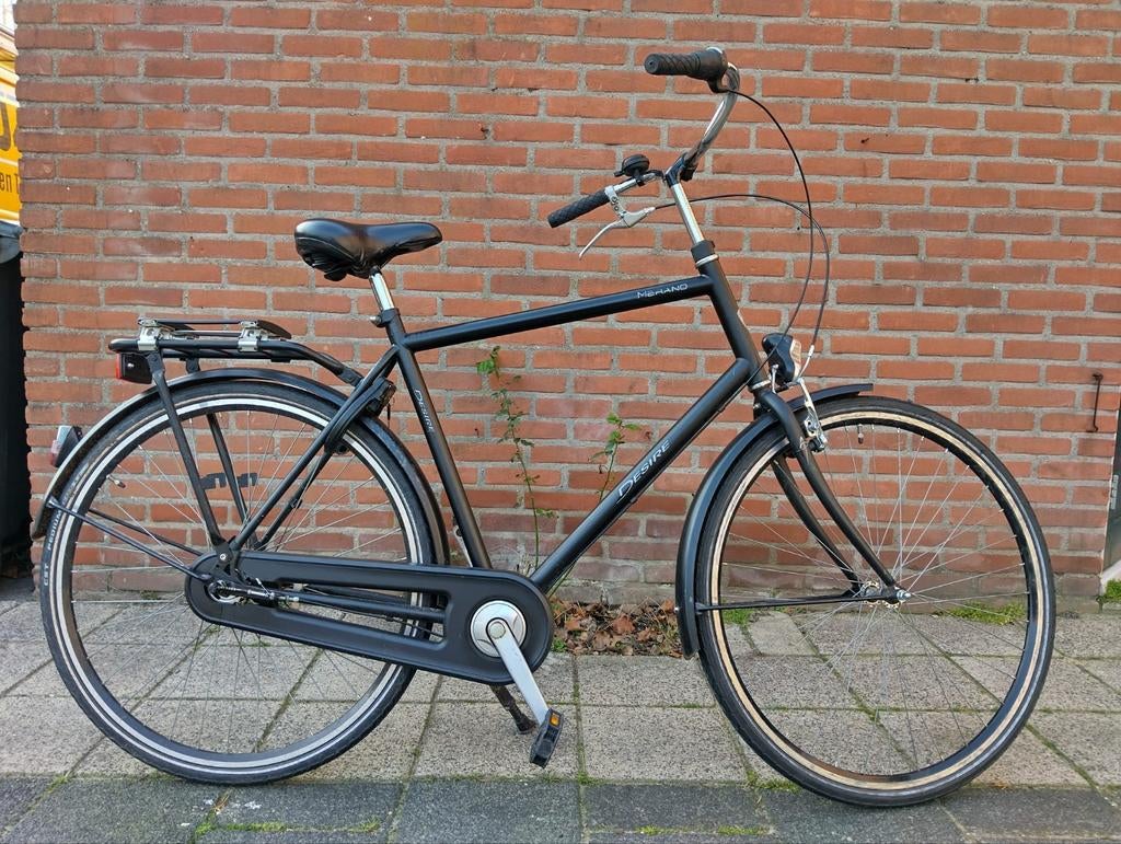 Zwarte Desire herenfiets, Fietsen en Brommers, Ophalen, Gebruikt, Overige merken, Versnellingen