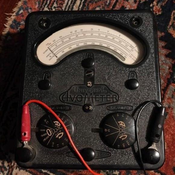 Universeel meter AVO model 40, Ophalen