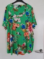 See you:groen tuniek met bloemen en korte mouw. Nieuw., Kleding | Dames, Grote Maten, Blouse of Tuniek, Nieuw, Ophalen of Verzenden