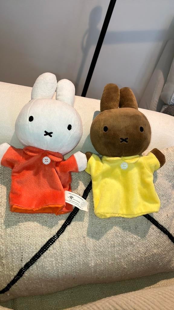 Nijntje Nina handpoppen, Ophalen of Verzenden, Zo goed als nieuw, Konijn