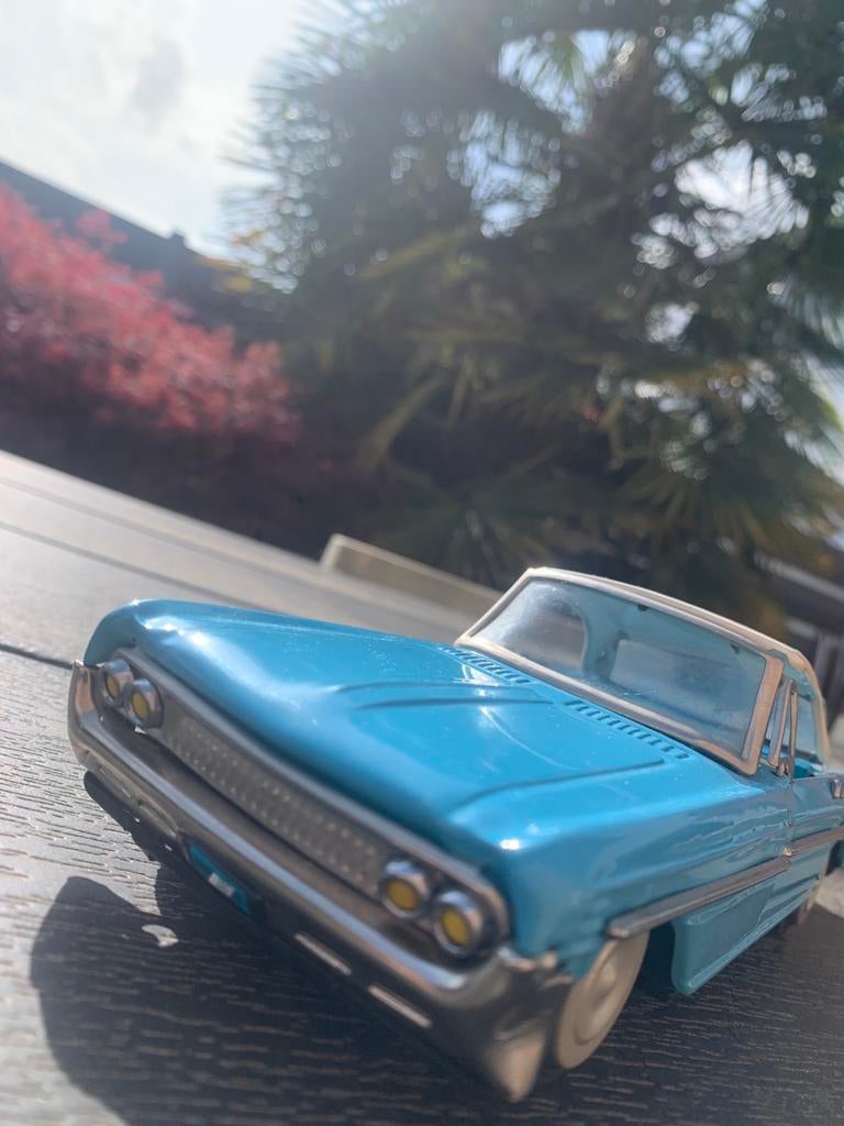 Antiek blikken speelgoed Ford Galaxie, Antiek en Kunst, Antiek | Speelgoed, Ophalen of Verzenden