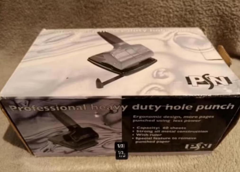 Psn Perforator hole punch heavy duty nieuw, Nieuw, Ophalen of Verzenden