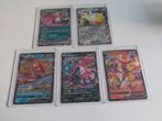 5 pokémon kaarten, Ophalen of Verzenden, Zo goed als nieuw, Meerdere kaarten