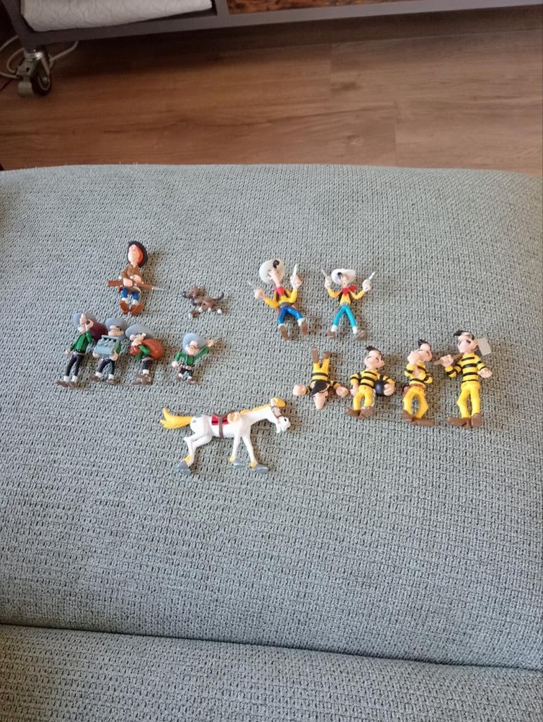 Lucky luke figuurtjes, Ophalen of Verzenden, Staal
