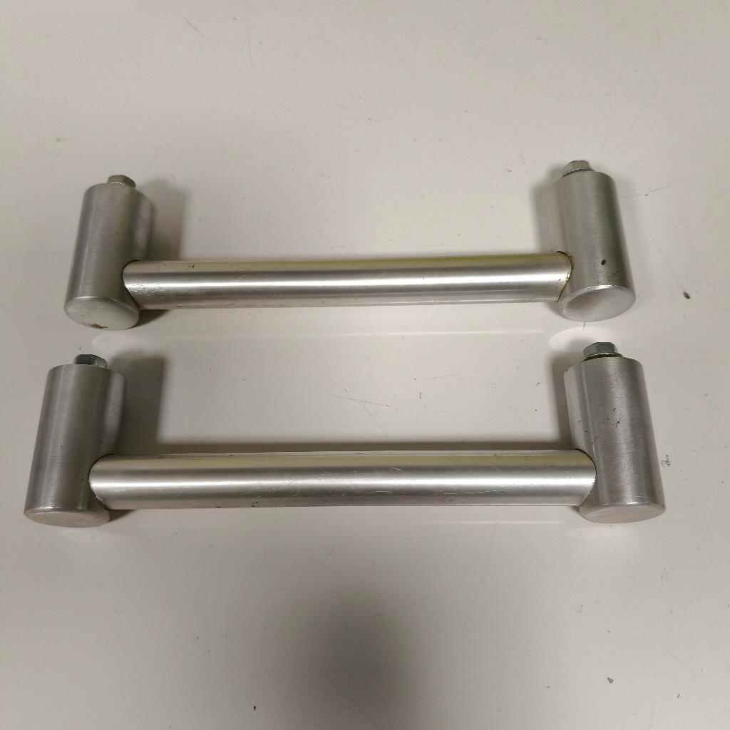 Handgrepen aluminium set van 2, Hobby en Vrije tijd, Ophalen, Gebruikt