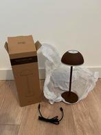 Jens Tafellamp bruin - Stijlvol en modern, Ophalen of Verzenden, Nieuw, Metaal, Minder dan 50 cm