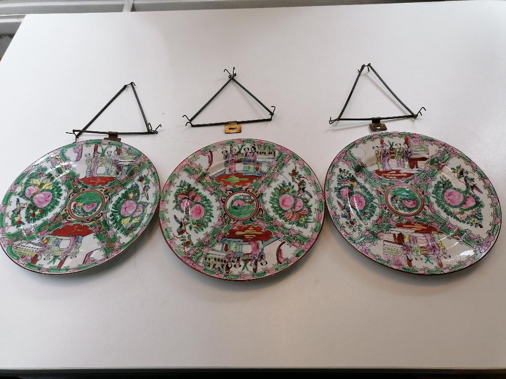 Kutani borden 3 stuks, Antiek en Kunst, Antiek | Porselein, Ophalen