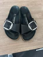 Birkenstock sandalen zwart maat 38, Ophalen, Zo goed als nieuw, Zwart, Slippers