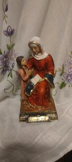 725 Beeldje van Moeder Anna met Maria, Ophalen of Verzenden, Zo goed als nieuw, Beeld(je), Christendom | Katholiek