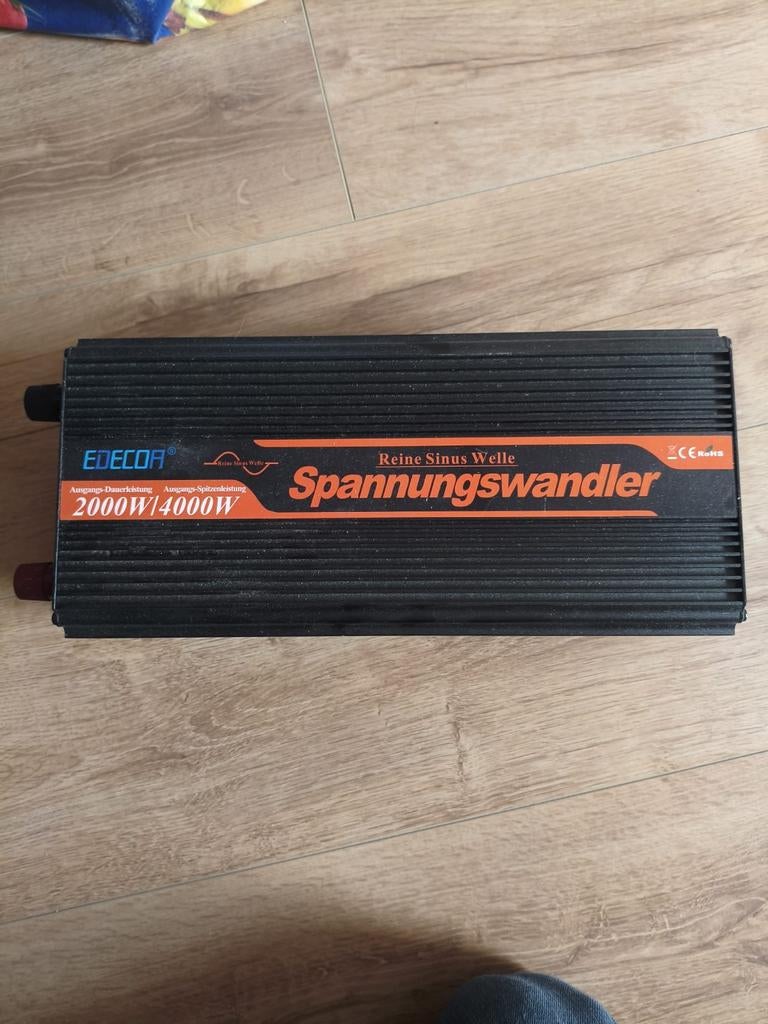 Omvormer 2000W/4000W Zuivere Sinus met Afstandsbediening, Ophalen of Verzenden, Gebruikt, Universele onderdelen