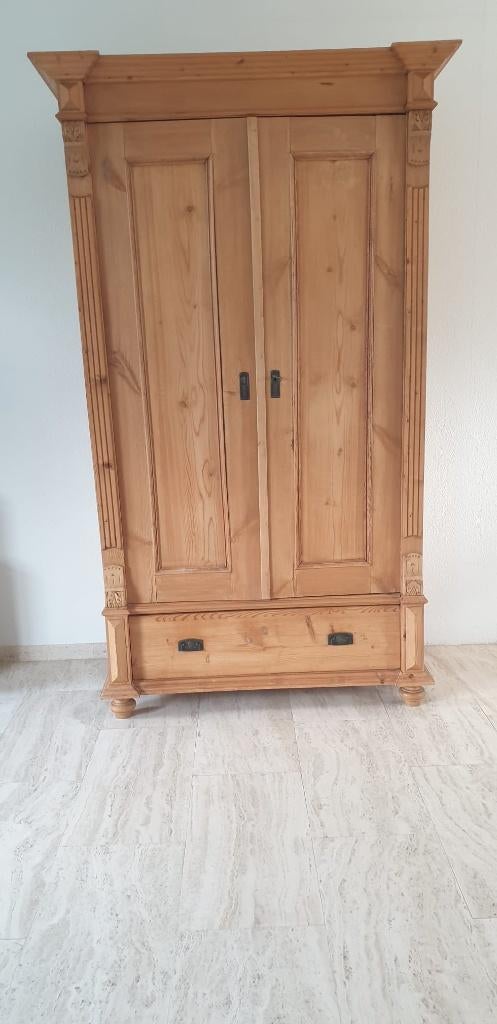 Mooie grenen kast met planken, Antiek en Kunst, Antiek | Meubels | Kasten, Ophalen