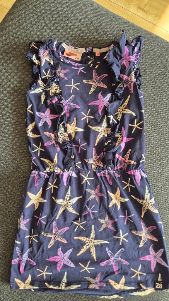 Z8 zomerjurkje zeesterren print maat 128/134, Kinderen en Baby's, Kinderkleding | Maat 128, Meisje, Z8, Ophalen of Verzenden, Zo goed als nieuw