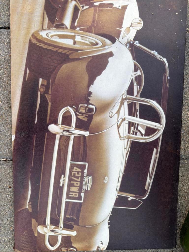 Vintage poster: Shelby Cobra 427PWR, Ophalen of Verzenden, Gelezen, Overige merken