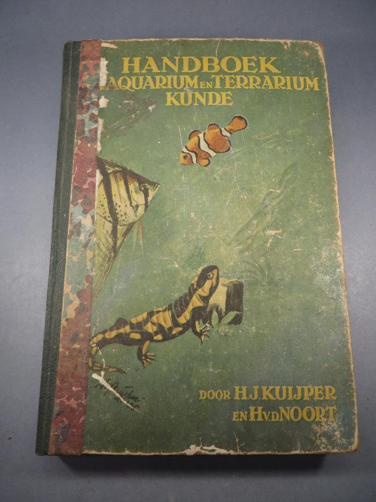 Handboek Aquarium en Terrarium kunde uit 1935, Antiek en Kunst, Ophalen of Verzenden