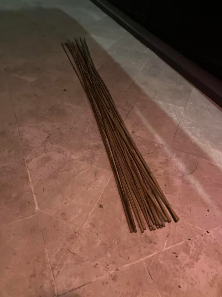 Bamboestokken 180cm 18x, Ophalen of Verzenden, Gebruikt